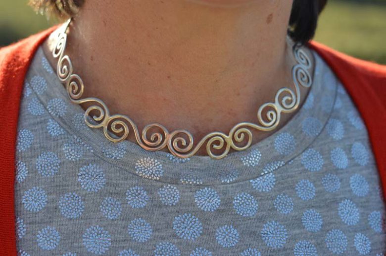 Silver necklace