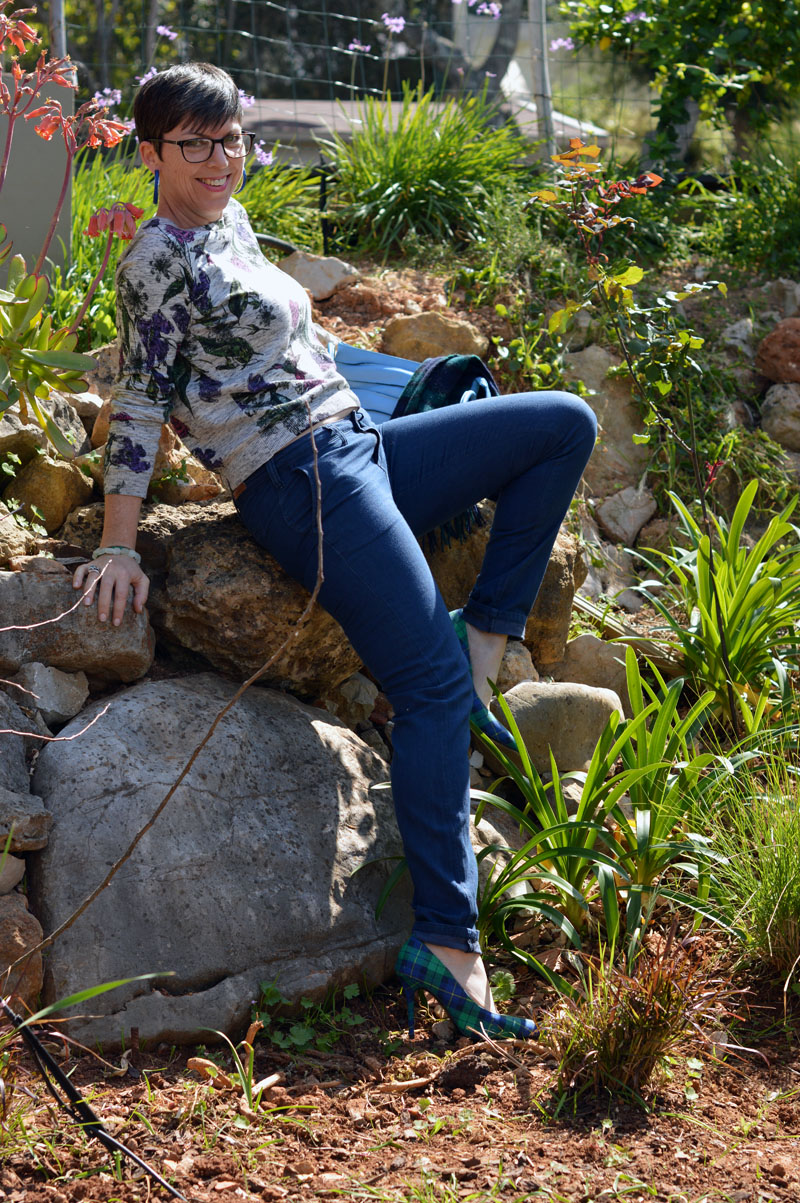 Fab40s This month we're mixing florals and plaids