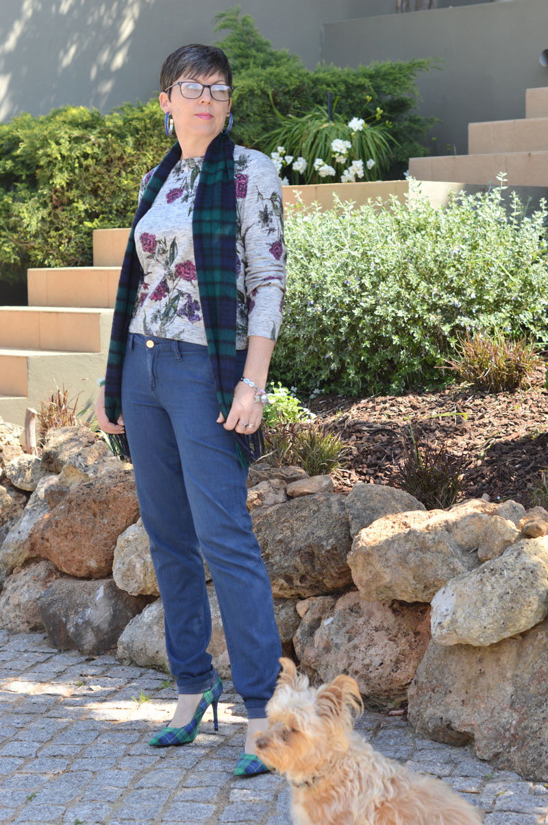 Fab40s This month we're mixing florals and plaids