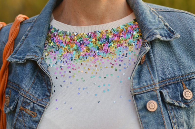 sparkly top
