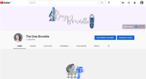 The Grey Brunette on Youtube