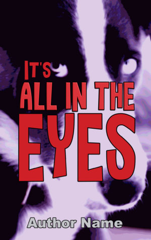 It’s All in the Eyes premade book cover