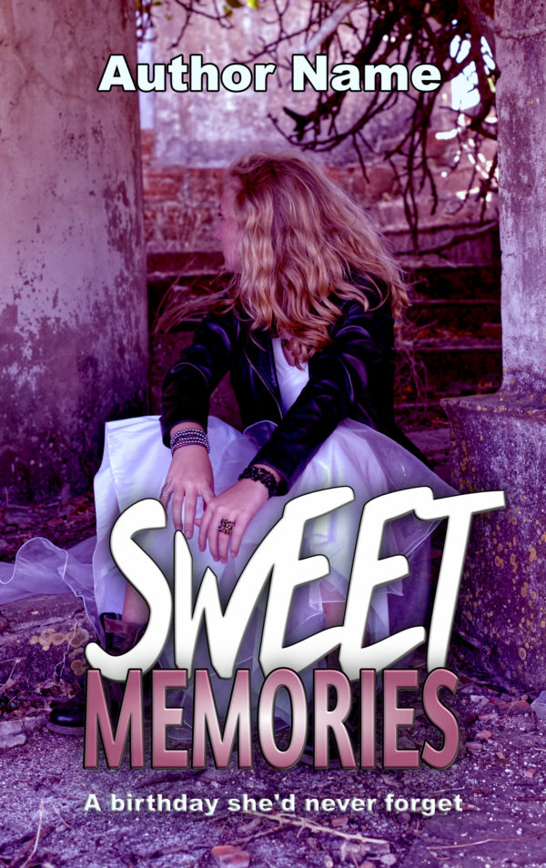 Sweet Memories premade book cover Suzy Turner