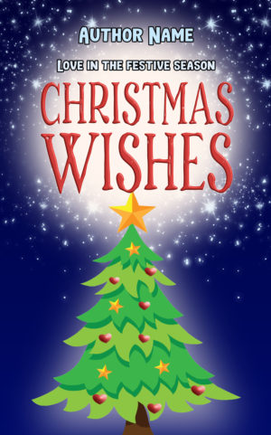 Christmas Wishes premade book cover