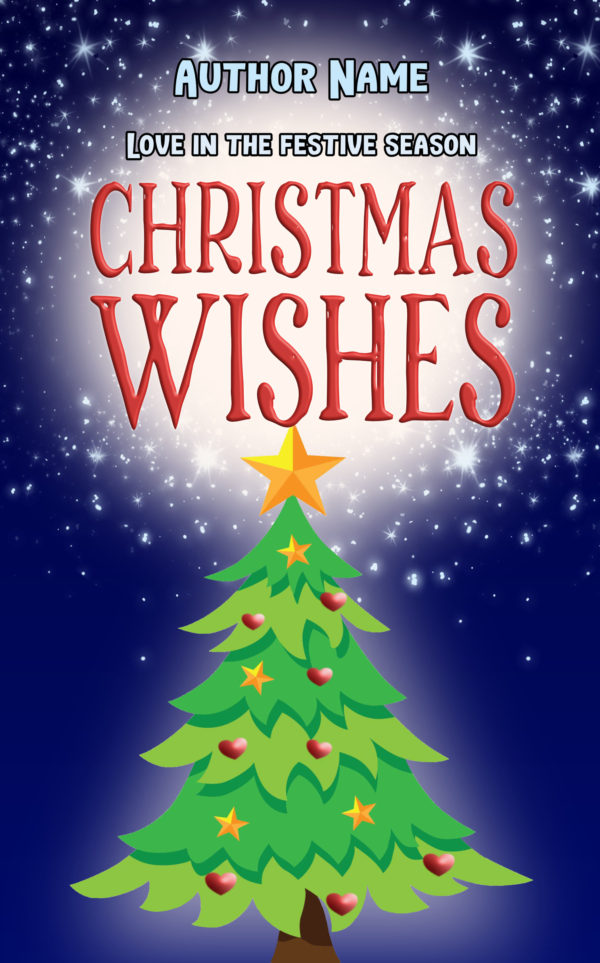 Christmas Wishes premade book cover