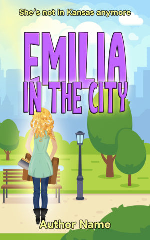 Emilia in the City premade book cover