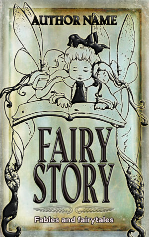 Fairy Story premade book cover