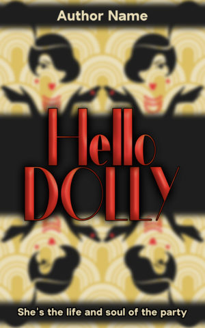 Hello Dolly premade book cover