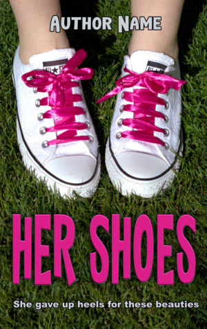 Her Shoes premade book cover