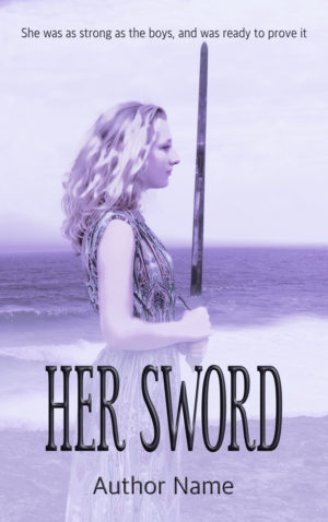 Her Sword premade book cover