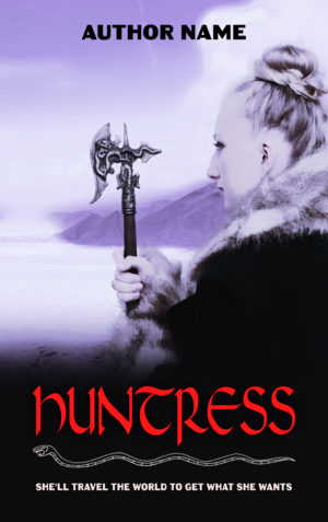 Huntress premade book cover