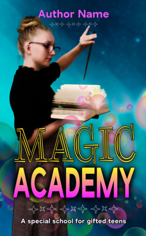 Magic Academy premade book cover
