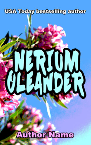 Nerium Oleander premade book-cover