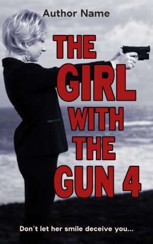 The Girl with the Gun 4 premade book cover