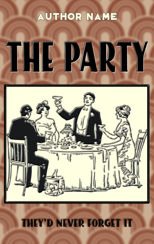 The Party premade book cover