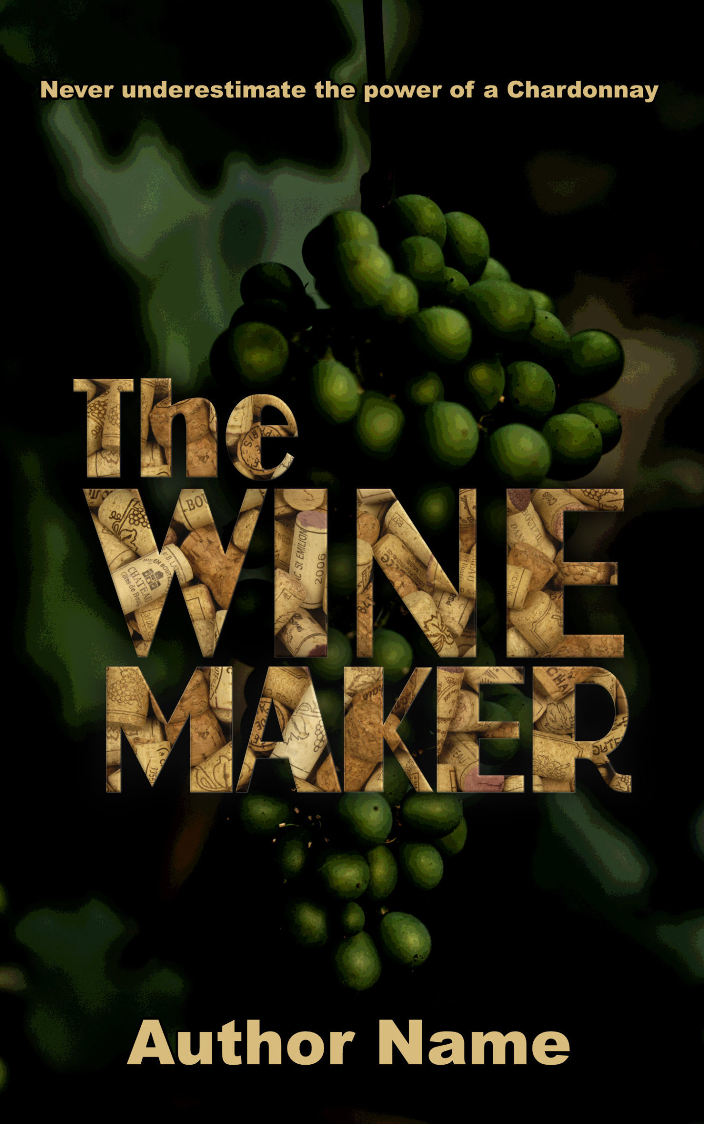 The Wine Maker premade book cover Suzy Turner