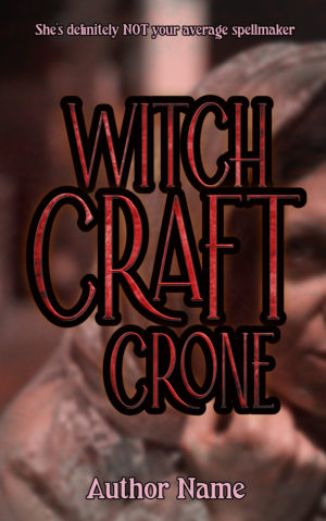 Witchcraft Crone premade book cover