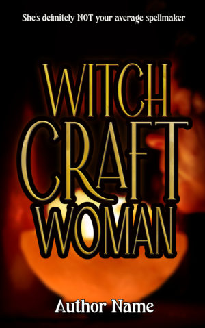 Witchcraft Woman premade book cover