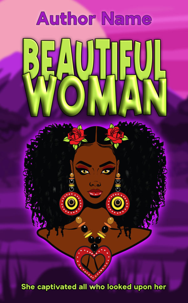 Beautiful Woman premade book cover