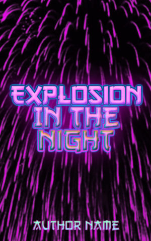 Explosion in the Night premade book cover