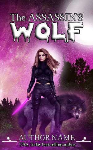 The Assassin’s Wolf premade book cover