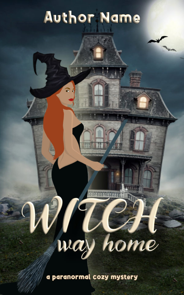 Witch Way Home premade book cover