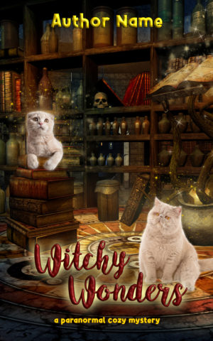 Witchy Wonders premade book cover