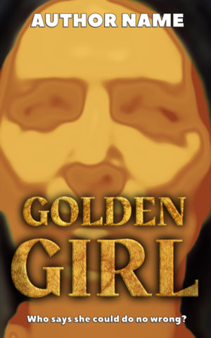 Golden Girl premade book cover
