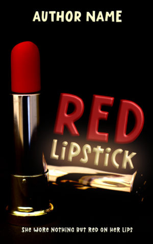 Red Lipstick premade book cover