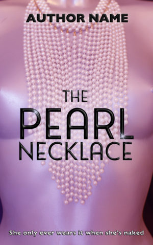 The Pearl Necklace premade book cover